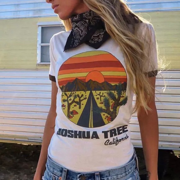 Tops - Ringer Y2K Retro T-Shirt
